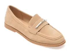 Mocasini GRYXX nude, 1313C15, din piele intoarsa imagine