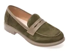 Mocasini GRYXX verzi, 37718, din piele intoarsa imagine