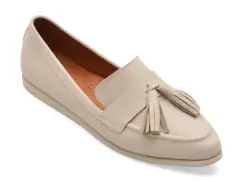 Mocasini IMAGE bej, 261002, din piele naturala imagine