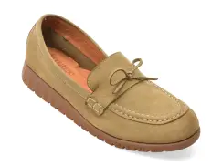 Mocasini IMAGE gri, 261007, din nabuc imagine