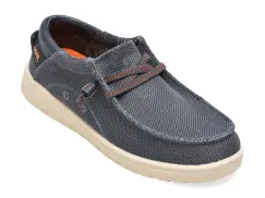 Mocasini JEEP albastri, 61115, din material textil imagine