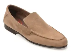 Mocasini OTTER gri, 5014, din piele intoarsa imagine