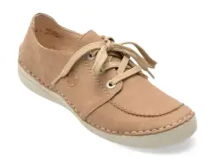Mocasini RIEKER bej, 52545, din piele ecologica imagine