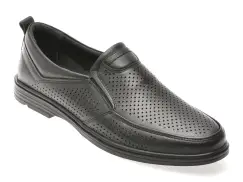 Mocasini SHOWMAN negri, SH8502L, din piele naturala imagine