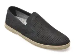 Pantofi BITE THE BULLET bleumarin, OY403, din nabuc imagine