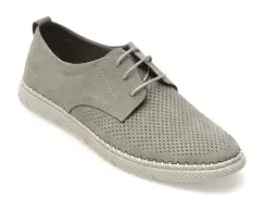 Pantofi BITE THE BULLET gri, 1823, din nabuc imagine