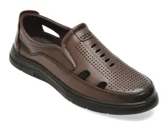 Pantofi BITE THE BULLET maro, 8501, din piele naturala imagine