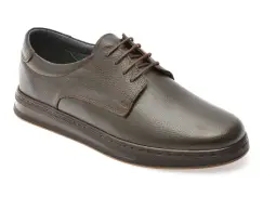 Pantofi BITE THE BULLET maro, RZ001, din piele naturala imagine