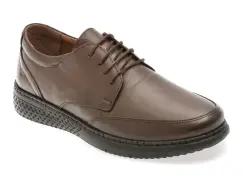 Pantofi BITE THE BULLET maro, RZ002, din piele naturala imagine