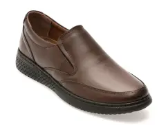 Pantofi BITE THE BULLET maro, RZ003, din piele naturala imagine