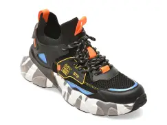 Pantofi BITE THE BULLET negri, 23168, din material textil imagine