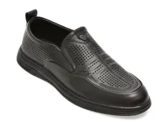 Pantofi BITE THE BULLET negri, 25L2103, din piele naturala imagine