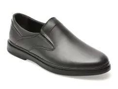 Pantofi BITE THE BULLET negri, FL327, din piele naturala imagine