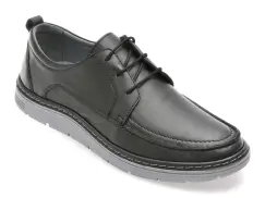 Pantofi BITE THE BULLET negri, NR228E, din piele naturala imagine