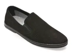 Pantofi BITE THE BULLET negri, OY403, din nabuc imagine