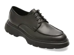 Pantofi BITE THE BULLET negri, RM101, din piele naturala imagine