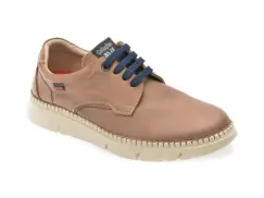 Pantofi CALLAGHAN gri, 53505, din piele naturala imagine