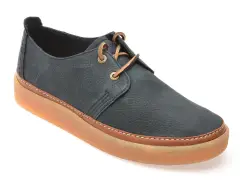 Pantofi CLARKS bleumarin, CLARLOW, din nabuc imagine