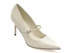 Pantofi eleganti ALDO albi, ELEDELADAR 121, din piele naturala imagine