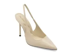 Pantofi eleganti ALDO albi, PUCKERUP 110, din piele ecologica imagine