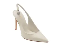 Pantofi eleganti ALDO albi, STESSYSLING 121, din piele naturala imagine