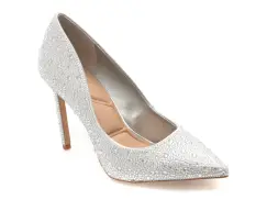 Pantofi eleganti ALDO argintii, 13839980, din material textil imagine