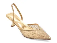 Pantofi eleganti ALDO aurii, 14241548, din material textil imagine