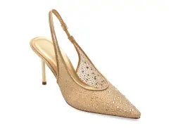 Pantofi eleganti ALDO aurii, 14241623, din material textil imagine