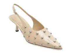 Pantofi eleganti ALDO bej, NAIARAH 108, din piele ecologica lacuita imagine