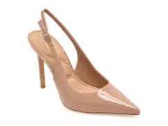 Pantofi eleganti ALDO bej, STESSY SLING 2.0, din piele ecologica lacuita imagine