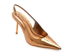 Pantofi eleganti ALDO bronz, SERALINA 222, din piele ecologica lacuita imagine