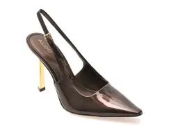 Pantofi eleganti ALDO maro, 14118330, din piele ecologica lacuita imagine