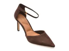 Pantofi eleganti ALDO maro, 14118331, din nabuc imagine