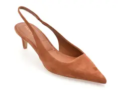 Pantofi eleganti ALDO maro, 14118368, din piele intoarsa imagine