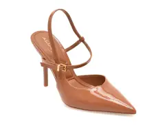 Pantofi eleganti ALDO maro, 14295996, din piele ecologica lacuita imagine