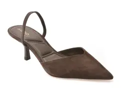 Pantofi eleganti ALDO maro, RE-OLIVIA 201, din piele intoarsa imagine