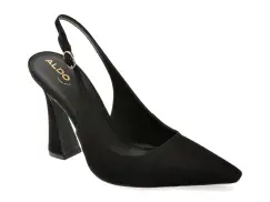 Pantofi eleganti ALDO negri, 14044775, din piele intoarsa imagine