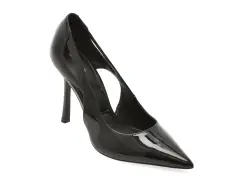 Pantofi eleganti ALDO negri, DELUNA 001, din piele ecologica lacuita imagine