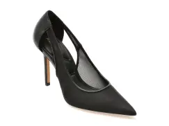 Pantofi eleganti ALDO negri, EBENEZER 001, din material textil imagine