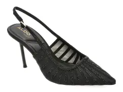 Pantofi eleganti ALDO negri, ELUSE 001, din material textil imagine