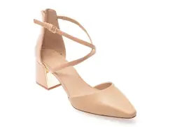 Pantofi eleganti ALDO nude, 13309292, din piele naturala imagine