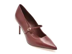 Pantofi eleganti ALDO rosii, 14053620, din piele naturala imagine