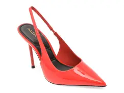 Pantofi eleganti ALDO rosii, PUCKERUP 600, din piele ecologica imagine