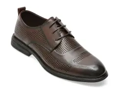 Pantofi eleganti BITE THE BULLET maro, 25C2118, din piele naturala imagine