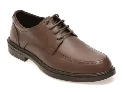 Pantofi eleganti BITE THE BULLET maro, A604, din piele naturala imagine