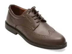 Pantofi eleganti BITE THE BULLET maro, RM108, din piele naturala imagine