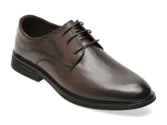Pantofi eleganti BITE THE BULLET maro, T86232, din piele naturala imagine