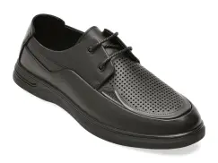 Pantofi eleganti BITE THE BULLET negri, 25T7239, din piele naturala imagine