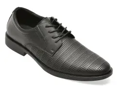 Pantofi eleganti BITE THE BULLET negri, 5670, din piele naturala imagine
