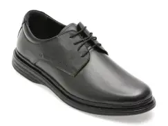 Pantofi eleganti BITE THE BULLET negri, FL500, din piele naturala imagine